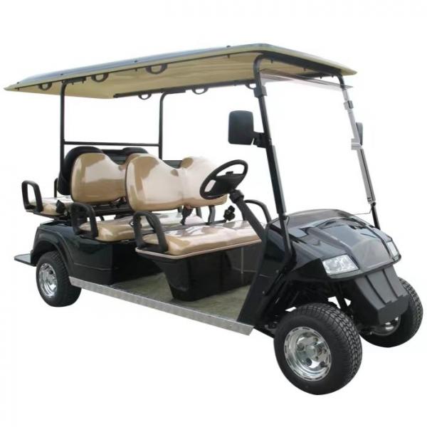 Quality 4 6 Seater Lithium Ion EV Global Golf Carts With 40 Mph Power Steering Foldable Seat LCD Headlight LED Screen for sale