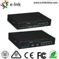 China Entry level Ethernet POE Switch 4 x 10/100/1000Base - T(x) + 2 x 1000Base - FX for sale