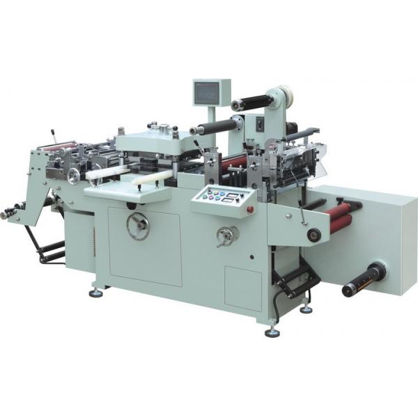 Quality Label Flat Bed Die Cutting Machine With Hole Puch Hot Stamping Lamination for sale