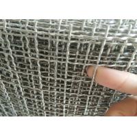 China 0.5-10mm Hot Dip Galvanized Wire Mesh , Stainless Steel Crimped Mesh For Protection for sale