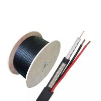 China HD80+2×0.50 Coaxial cable Copper wire HD80 with power cable for CCTV communication antenna satellite cable factory