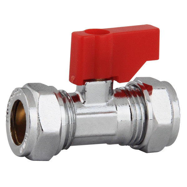Quality 15 Mm Chrome Plated Ball Valves Brass Mini for sale