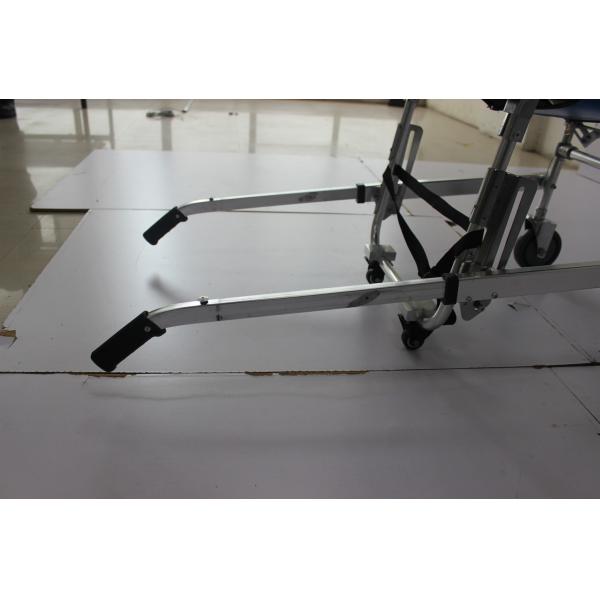 Quality 35in Wheel Chairs For Stairs That Go Up Steps Blue Patient Transfer ISO9001 for sale
