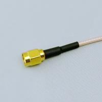 China 3GHz SMA RG316 Microwave Cable Barss Gold Plated Flexible RF Cable Assembly factory