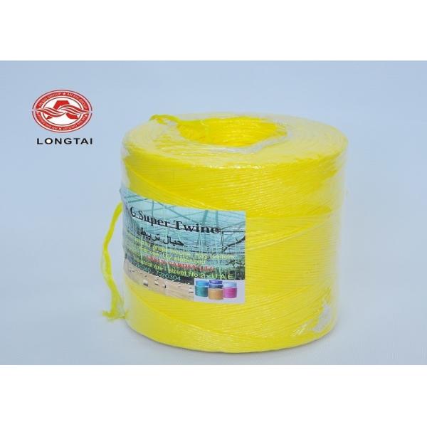 Quality High Breaking Strength Polypropylene Baling Twine , UV Treated Grass Hay Baler Twine for sale