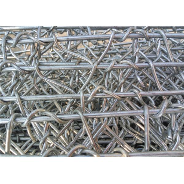 Quality Reinforced Gabion Wire Mesh / Galvanized Wall Basket 60 * 80 Mm Hole Size for sale