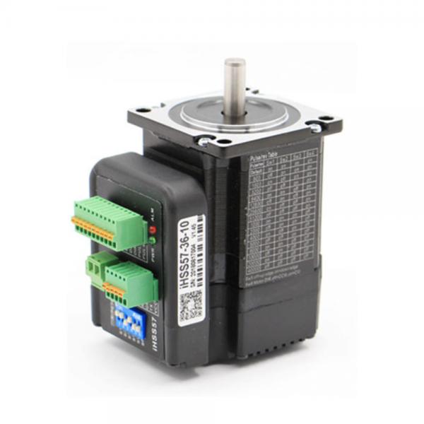 Quality Black Body 1.8deg 5A 3N.M Nema24 Closed Loop Stepper Motor With Integrated Driver for sale