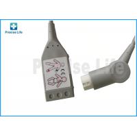 China Ph Patient monitor M1510A 3 lead ECG cable  with 12 connector AHA color code for sale