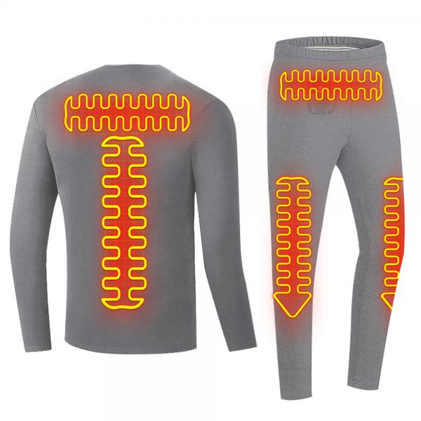 Quality Custom Thermo Underwear Mens Heated Long Johns Set Thermal Underwear for Men for sale