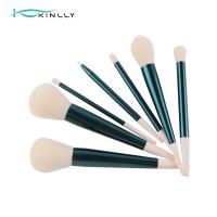 China Resin Handle Soft Nylon Hair Makeup Brush Set Beauty Cosmetic Tool Kits factory