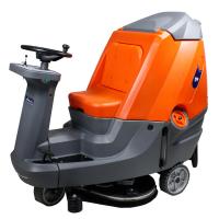 China Battery Powered Ride On Floor Scrubber Machine For Supermarket factory
