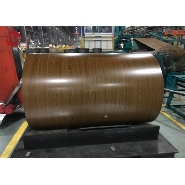 Quality Galvanized Prepainted Steel Coil With Wood Grain Color Coated Ppgi / Ppgl / Gi for sale