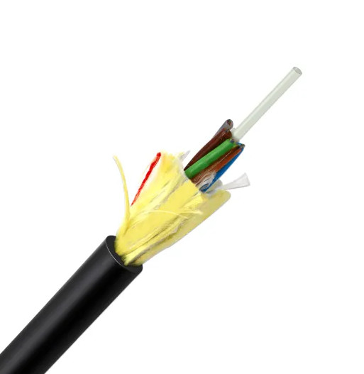 Quality 100m Outdoor Aerial ADSS G652D All Dielectric Self Supporting Cable 48 Core for sale