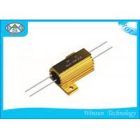 China Gold Wire Wound Power Resistor Dummy Load 1 Ohm 20 Watt Resistor For Elevator factory