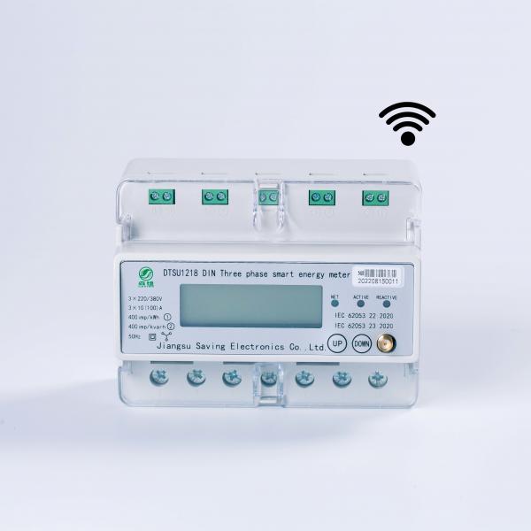Quality 45Hz 3 Phase Electricity Monitor Wireless Electric Meter Reader With Relay for sale