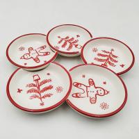China Ceramic Christmas Dinnerware Set Wholesale Porcelain Tableware With Holiday Design Festival Plate factory