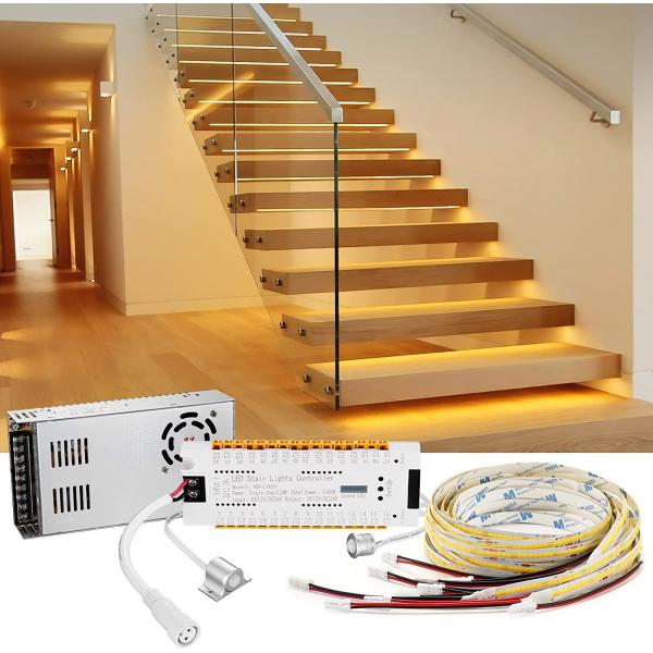 Quality OEM PIR Motion Detector Stair Lights COB Motion Activated Stair Lights Indoor for sale