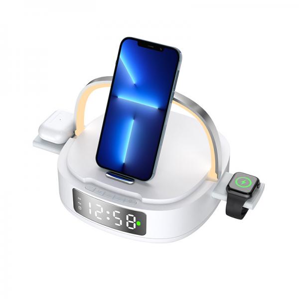 Quality Fast 5 In 1 Qi Wireless Charger Station 15w Mobile Phone Use for sale