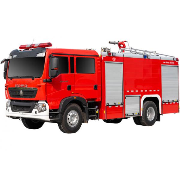 Quality Double Row Cabin HOWO 19400Kgs 8000L Water Tanker Fire Truck for sale