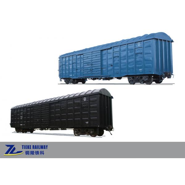 Quality Large Covered Railway Box Wagon Car 145m3 Capacity 1435mm Rail Gauge for sale