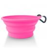 China 365ml 685ml Silicone Collapsible Dog Water Bowl For Outdoor Activities factory
