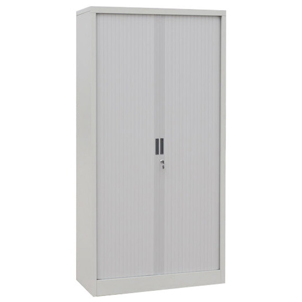 China Knock Down Storage Cupboard Side Opening Tambour Metal Cabinet factory