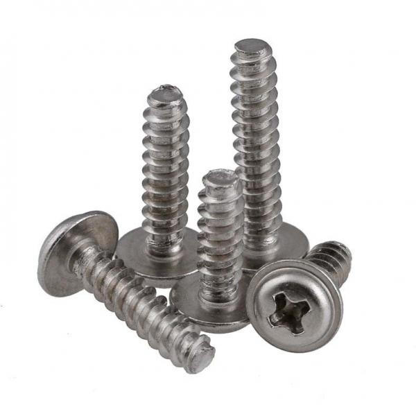 Quality M2.6 201 Stainless Steel Self Tapping Screws Rounded Head Blunt Lamps Use for sale