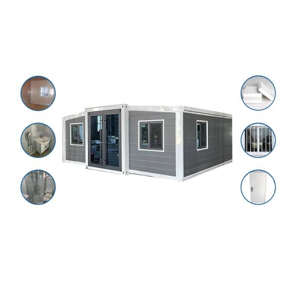Quality Caravan Construction Expandable Prefab House Site Office Container for sale