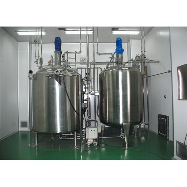 Quality Fruit Juice Milk Mixing Tank / Stainless Steel Process Tanks 1000L 2000L 3000L for sale