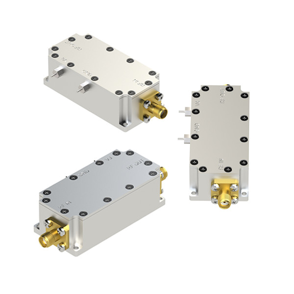 Quality 6 To 12 GHz X Band Power Amplifier P1dB 27 dBm High Power Microwave Amplifier for sale