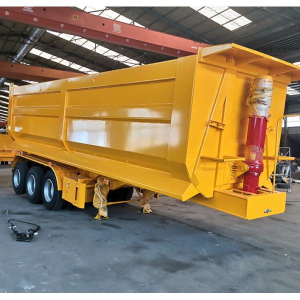 Quality High Load Capacity Dump Semi Trailer Steel Tipper Truck Trailer ABS Brake System for sale