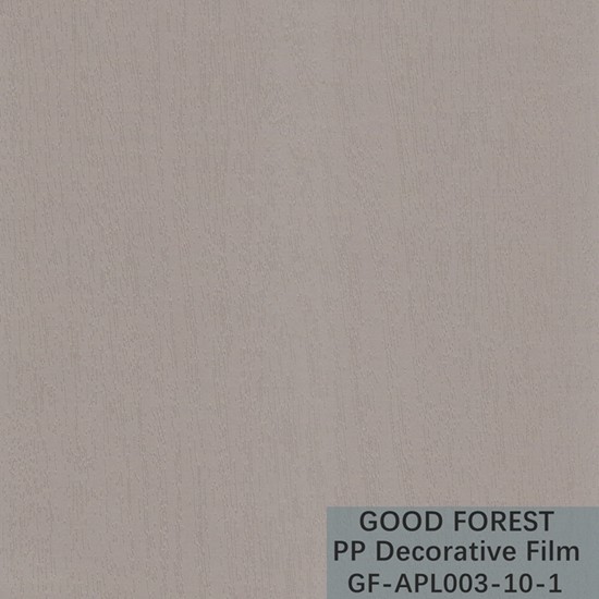 Quality Tasteless PP Decorative Film Degradable Pure Color Series Wooden Thorn Grain for sale