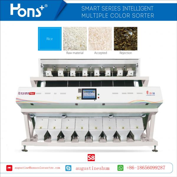 Quality 8 Chutes New Type Intelligent Rice CCD Colour Sorter Factory Price for sale