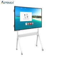 Quality 4K 98 Inch Smart Tech Interactive Whiteboard 4 Screen Share Google Play for sale