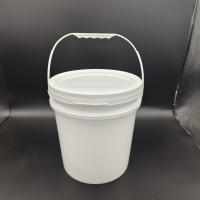 China Screen Printing 10lt Round Plastic Bucket With Lid ISO9001 factory