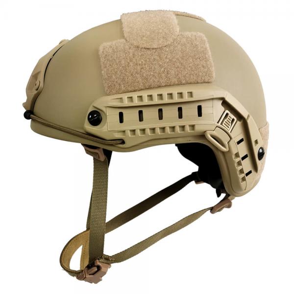 Quality PE Aramid Khaki Fast NIJ IIIA Ballistic Helmet US Army Combat for sale