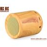 China 2018 newest hot sell cylinder portable wireless wooden speaker factory