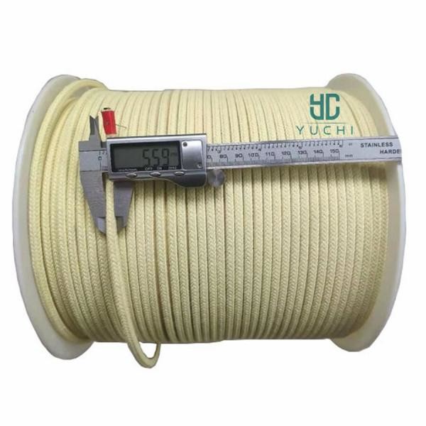Quality Tamglass temper machine use 5.5*5.5mm Aramid Kevlar ropes for sale
