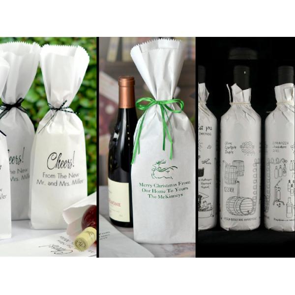 Quality non toxic Waterproof Stone Paper Biodegradable 120gsm  Holder Sleeve For Wine for sale
