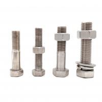 China Stock factory price A2 A4 stainless steel / titanium bin hex bolt nut factory