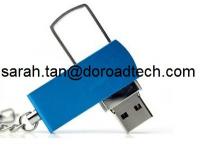 China Metal Twister USB Flash Drive, Twist USB Flash Memory, Real Capacity Swivel USB Pendrives factory