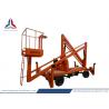 China 12m Platform Height Diesel Power Self Propelled Mobile Crank Arm Boom Lift Table factory