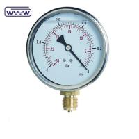 China OEM Negative Air Pressure Gauge Manometer Bourdon Pressure Gauge Meter factory