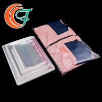 China Custom Clear Plastic Shirt Bag Clear And Self Sealing Adhesive OPP Plastic Poly Bags factory