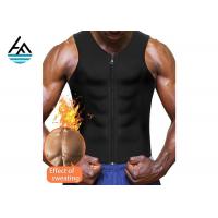 China Gym Workout 2mm  Neoprene Vest Mens , Neoprene Sweat Vest With Zipper factory