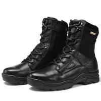 China High Quality Custom Round Head Toe Style Midi Military Boots Maximum Security Guaranteed Tactical Boots Military Combat factory