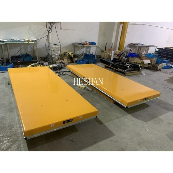 Quality OEM CE Certificate Stationary Electric Wheels Scissor Lift Table for sale