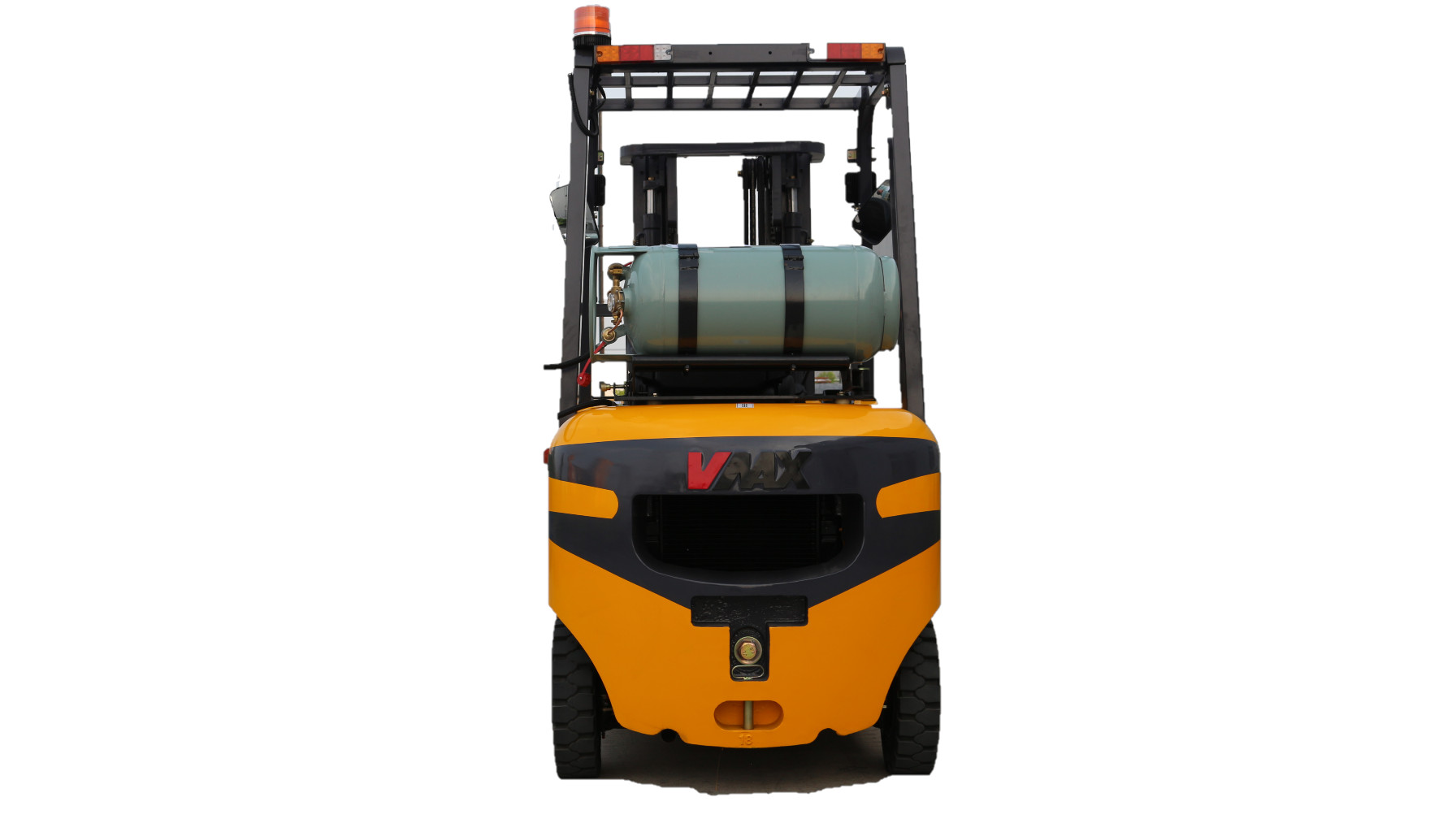 China High Lift Portable Gasoline Forklift In Warehouse , Compact Forklift Trucks factory