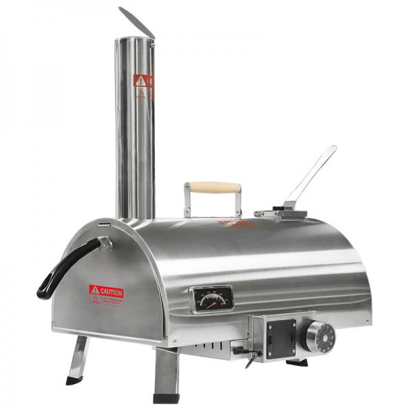 Quality 12 Inch Automatic Rotating Outdoor Pizza Oven Portable Wood Fired Pizza Grill Oven for sale
