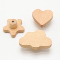 China Wooden Star Moon Furniture Knobs Pulls Drawer Knobs For Children Room factory